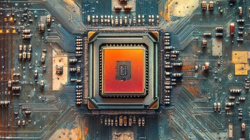 微芯片发光效果1