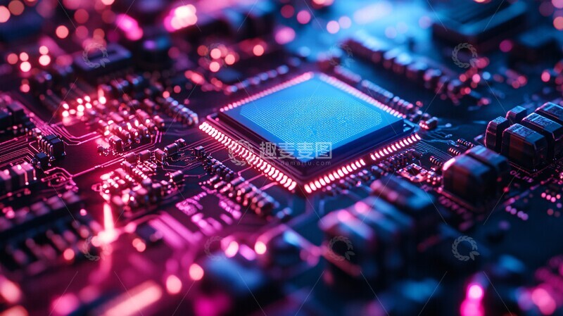 高清大图下载【趣麦麦图】未来科技芯片3
