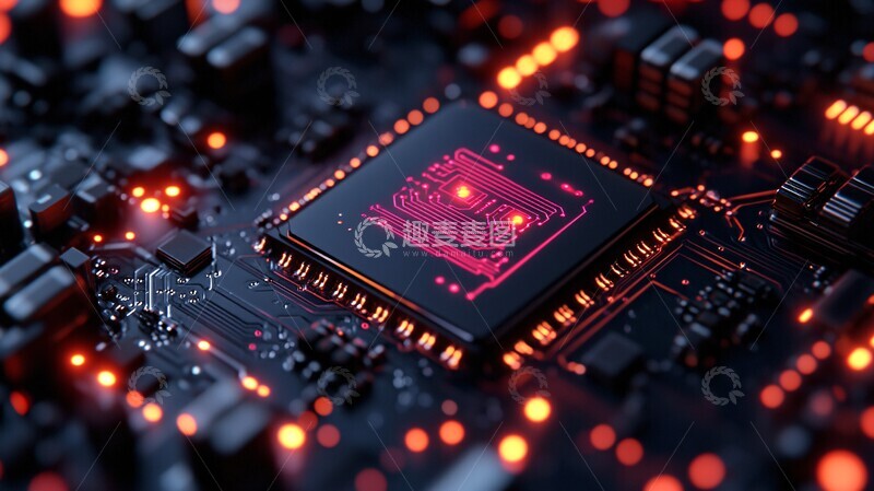 高清大图下载【趣麦麦图】未来芯片未来芯片金属2