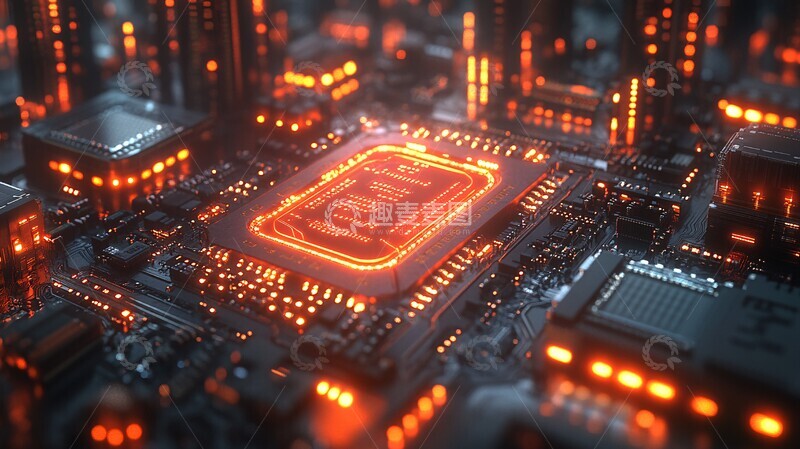 高清大图下载【趣麦麦图】芯片供需矛盾1