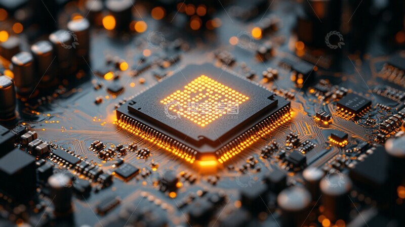 黄色核心处理器