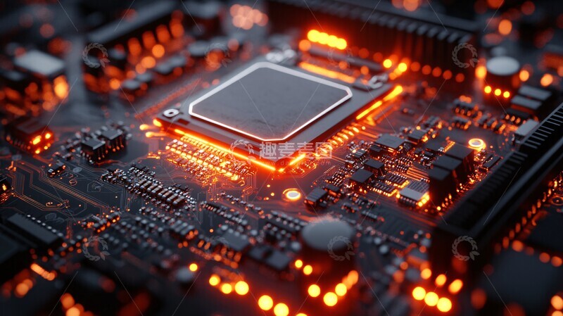 高清大图下载【趣麦麦图】芯片布局芯片主板布局