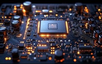 芯片电路板特写9