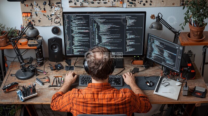 高清大图下载【趣麦麦图】电脑工作图像