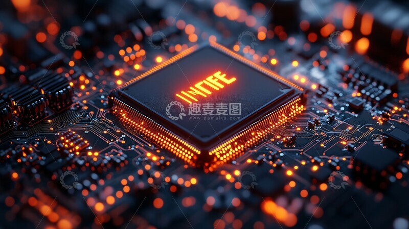 高清大图下载【趣麦麦图】芯片细节图芯片电路晶体管2