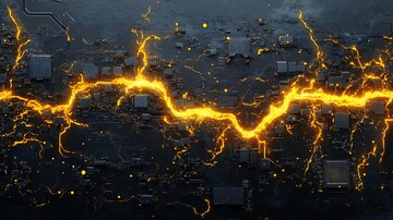 芯片闪电电路图2