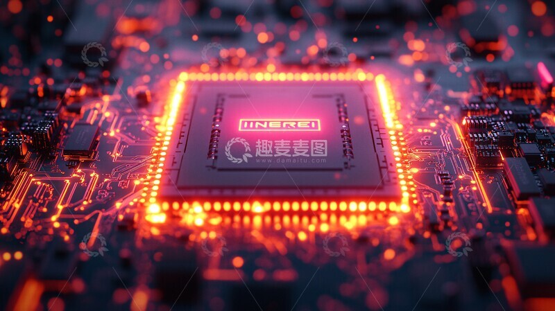 高清大图下载【趣麦麦图】芯片细节图芯片电路晶体管1