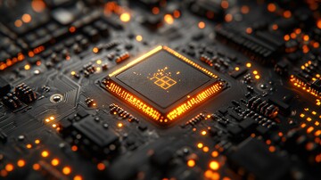 方形芯片与电路板1