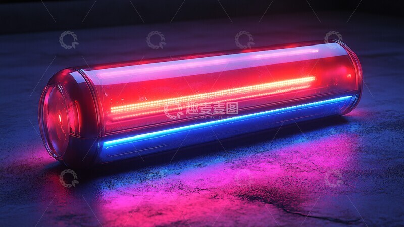 高清大图下载【趣麦麦图】红蓝芯片芯片数字未来2