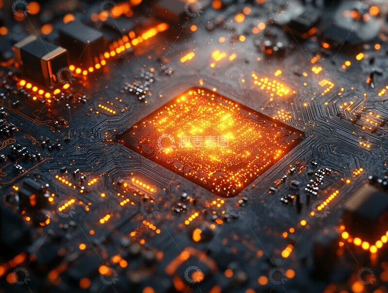 高清大图下载【趣麦麦图】电子设备内部电路1