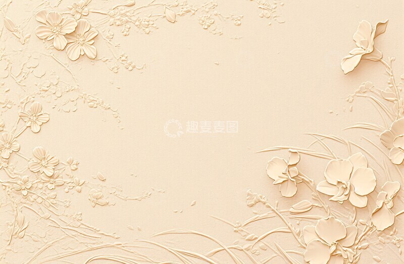 高清大图下载【趣麦麦图】粉色花卉邀请卡1