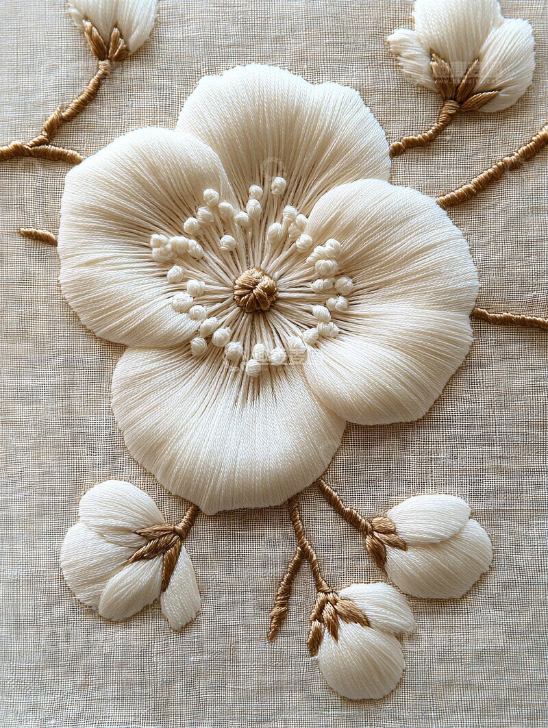 高清大图下载【趣麦麦图】简约黑白刺绣托特包