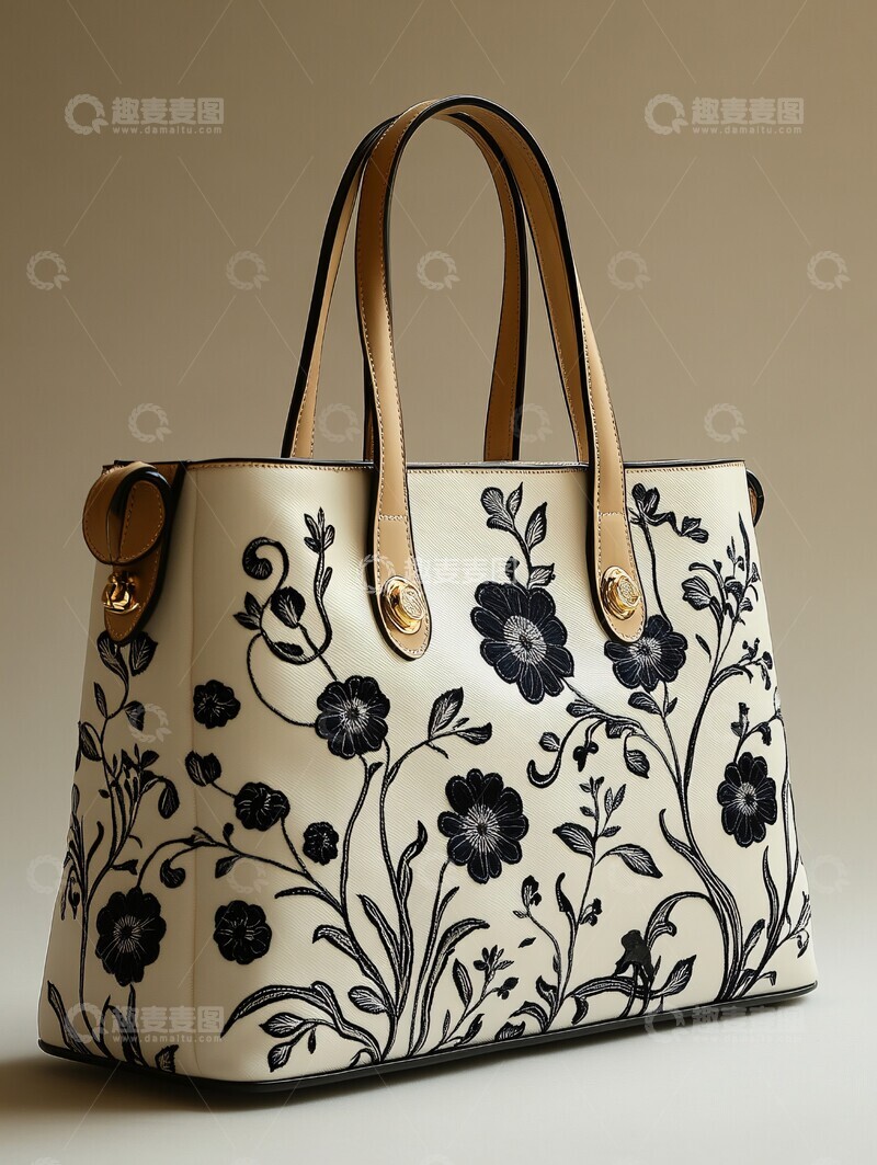 高清大图下载【趣麦麦图】莫兰迪色手提包2