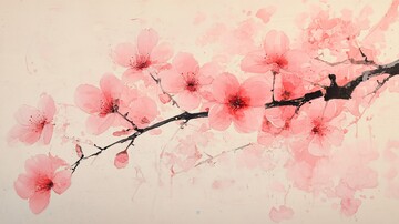 粉彩墨韵粉彩墨韵抽象