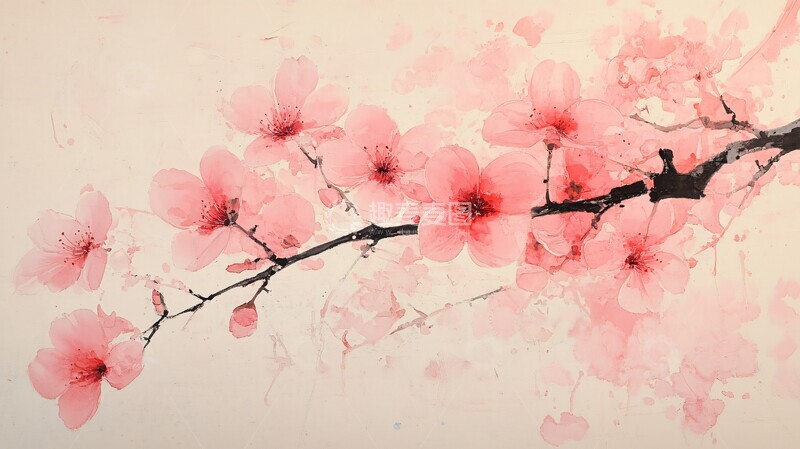 粉彩墨韵粉彩墨韵抽象