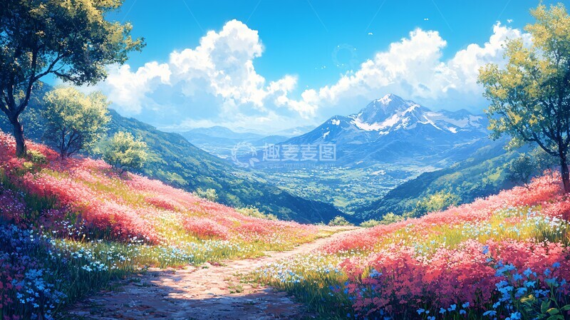 高清大图下载【趣麦麦图】-春日树林春日树林光影