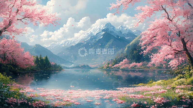 高清大图下载【趣麦麦图】樱花盛开的季节