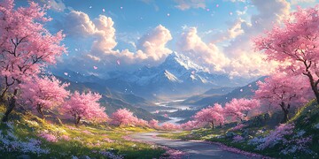 古道穿越幻想景观1