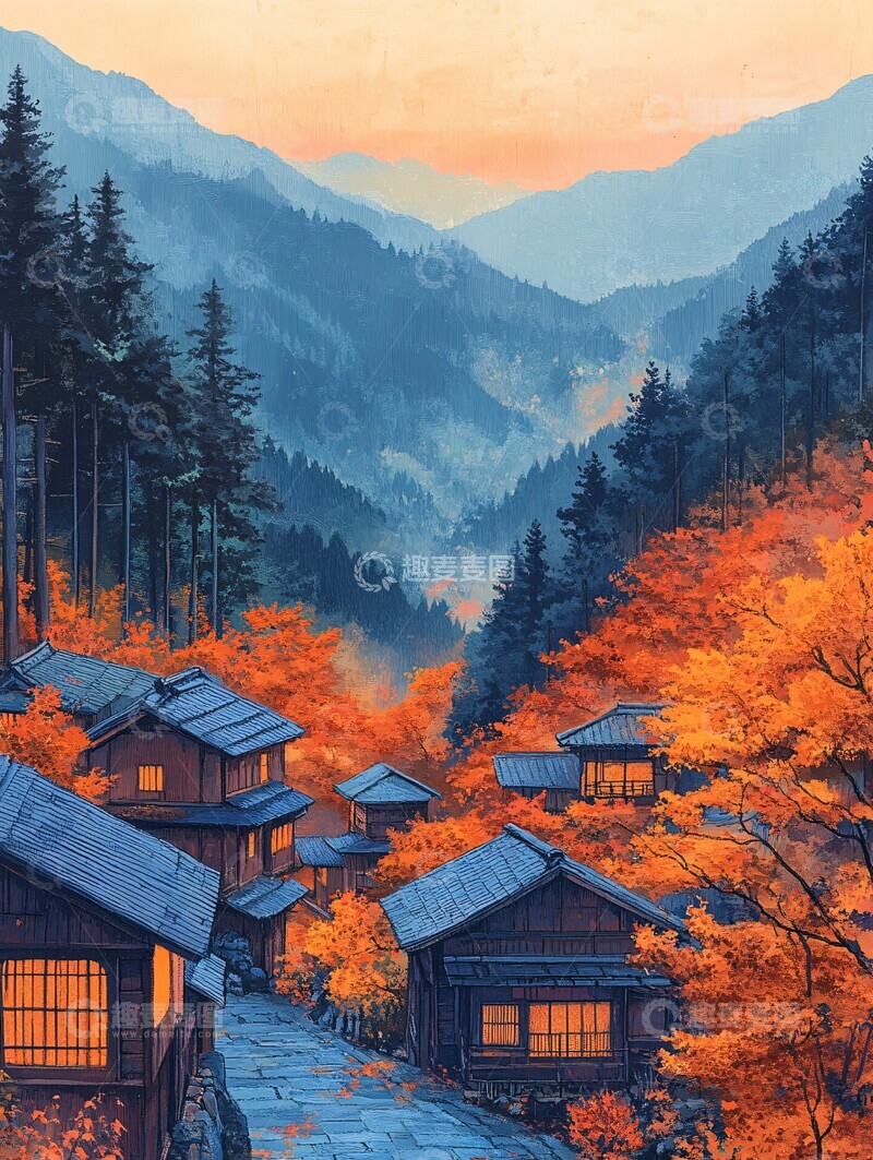 高清大图下载【趣麦麦图】山间治愈之音1