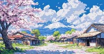 樱花春风樱花春风像素1