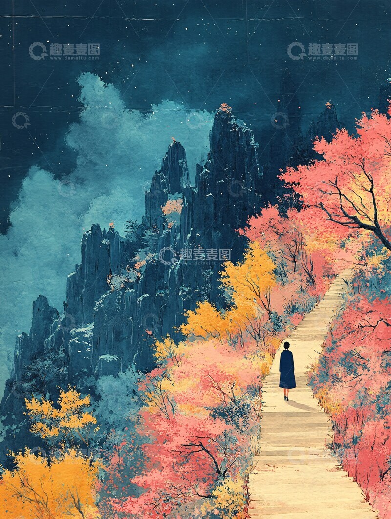 高清大图下载【趣麦麦图】山间治愈之音