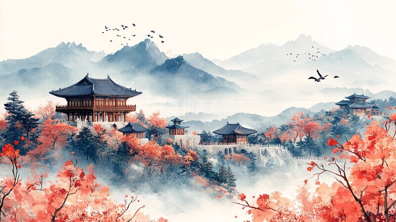 高清大图下载【趣麦麦图】文化中心与和平公园