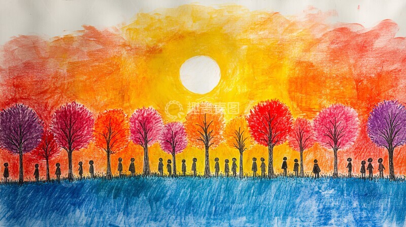 高清大图下载【趣麦麦图】樱花树开花樱花树木开花