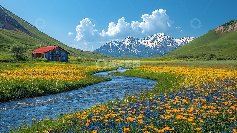 四季山河图四季山河山峰1