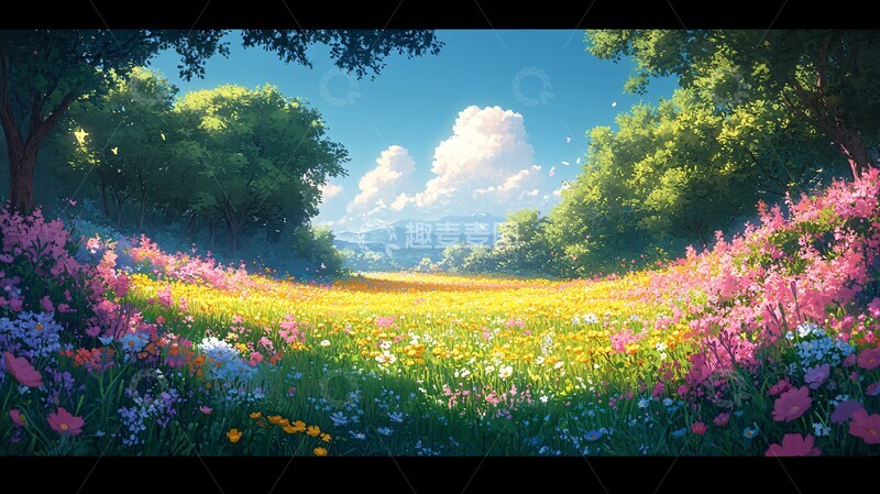 高清大图下载【趣麦麦图】魔法草原的宁静1