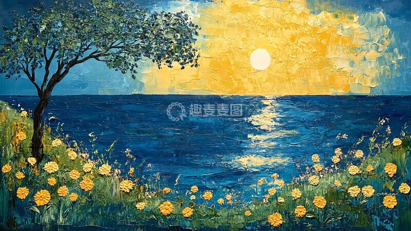 高清大图下载【趣麦麦图】-春日山林春日山林树木