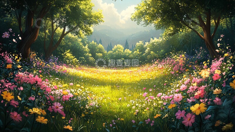 高清大图下载【趣麦麦图】魔法草原的宁静2