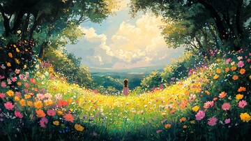 魔法草原的宁静