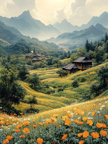 田园风光田园风光风格