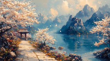 白樱石径木白樱石径樱树2