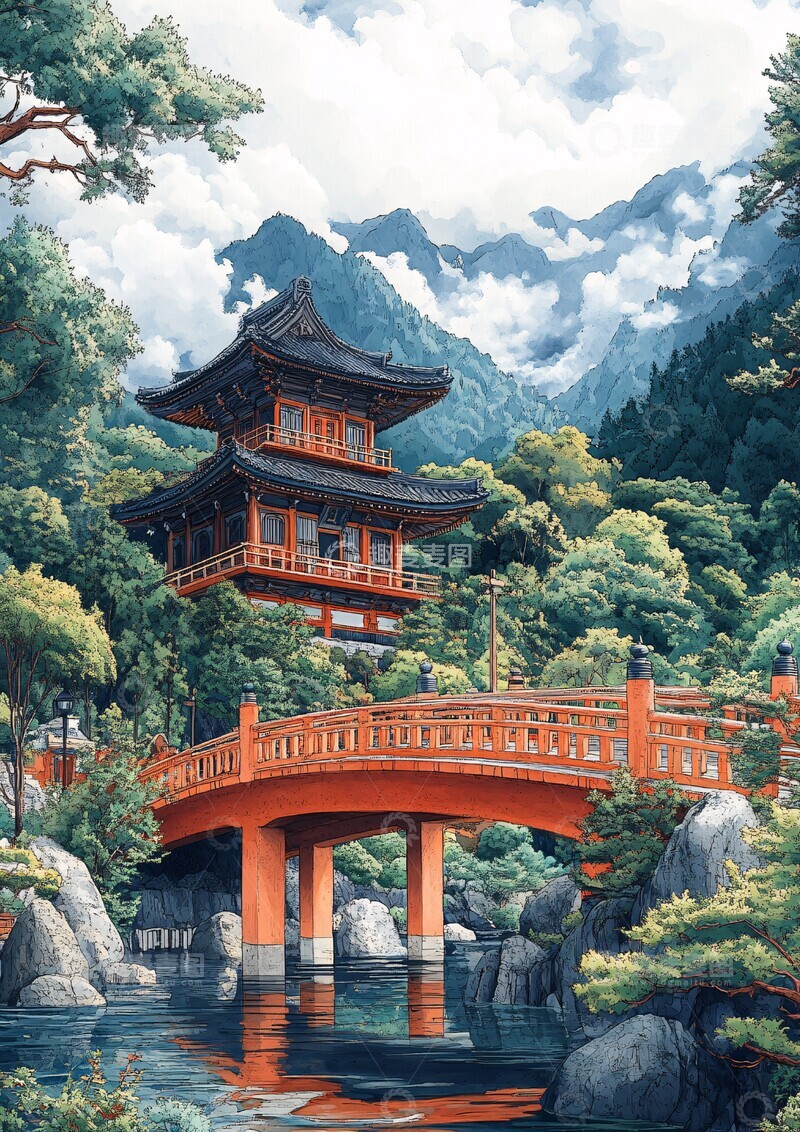 高清大图下载【趣麦麦图】细腻点彩风景