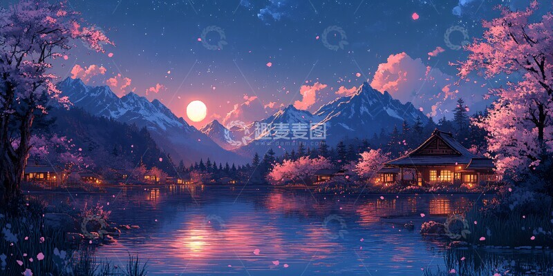 高清大图下载【趣麦麦图】星光圣殿湖畔