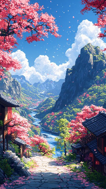 樱花流水谷樱花流水山谷2