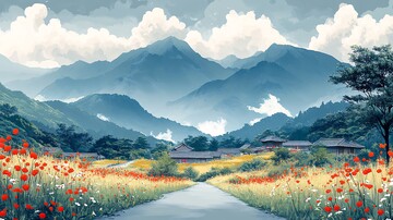 山与田野山峰田野传统2