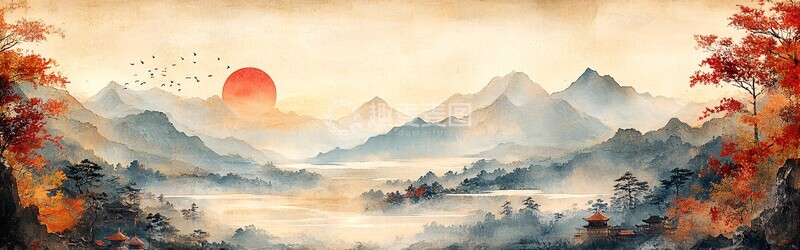 高清大图下载【趣麦麦图】苗族纹样装饰画2