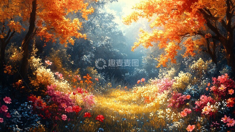 高清大图下载【趣麦麦图】天堂乐园景色1