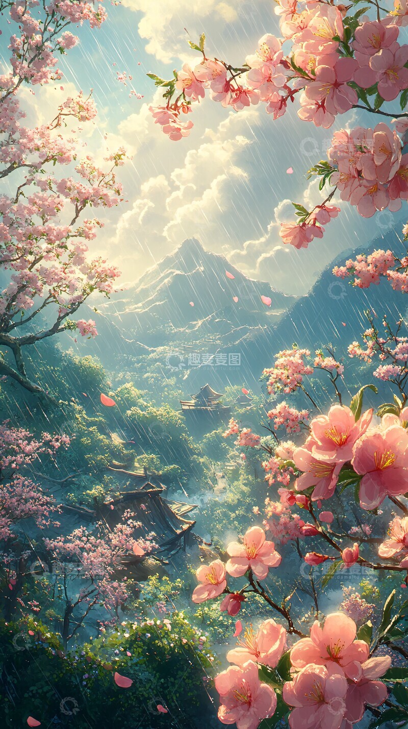 高清大图下载【趣麦麦图】惊蛰春芽破土2