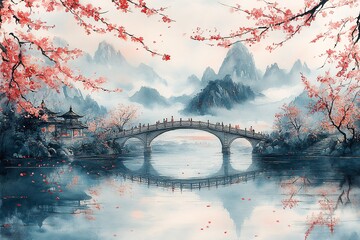 春日山水樱春日山水樱花2