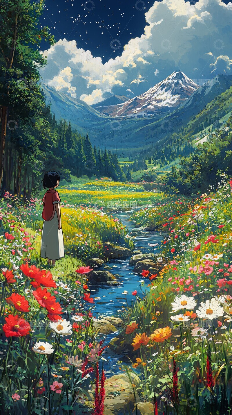 春夜河畔春夜河畔花园