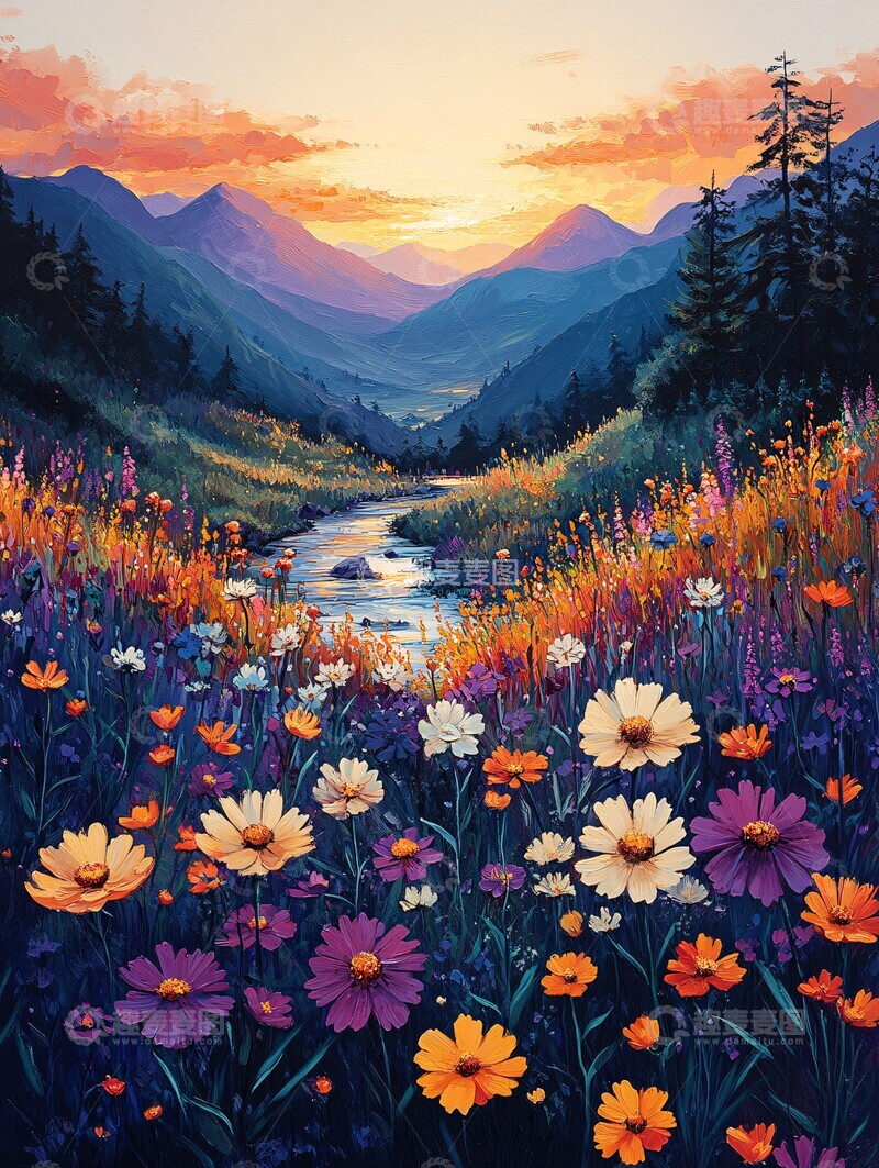 高清大图下载【趣麦麦图】梦幻日本山水