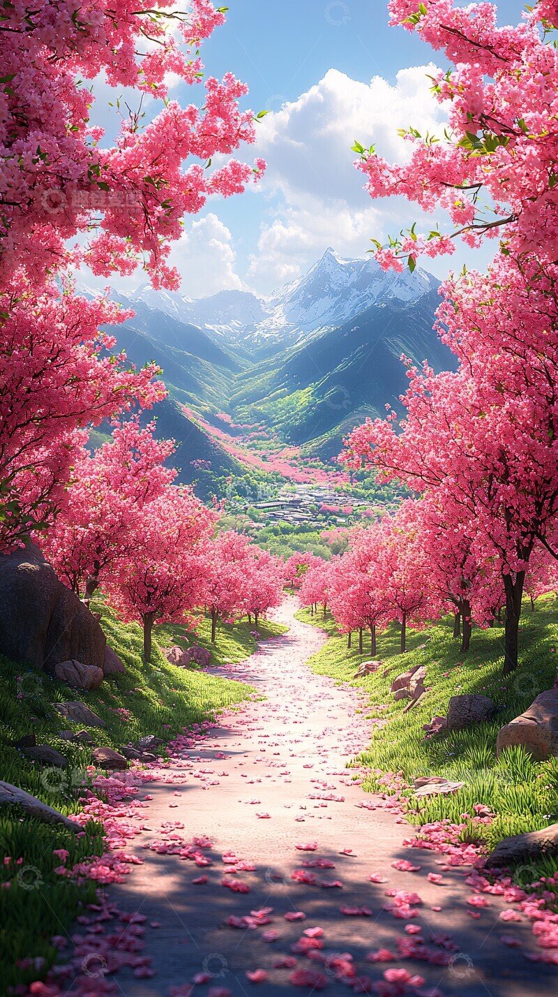 高清大图下载【趣麦麦图】-春日山野风光2