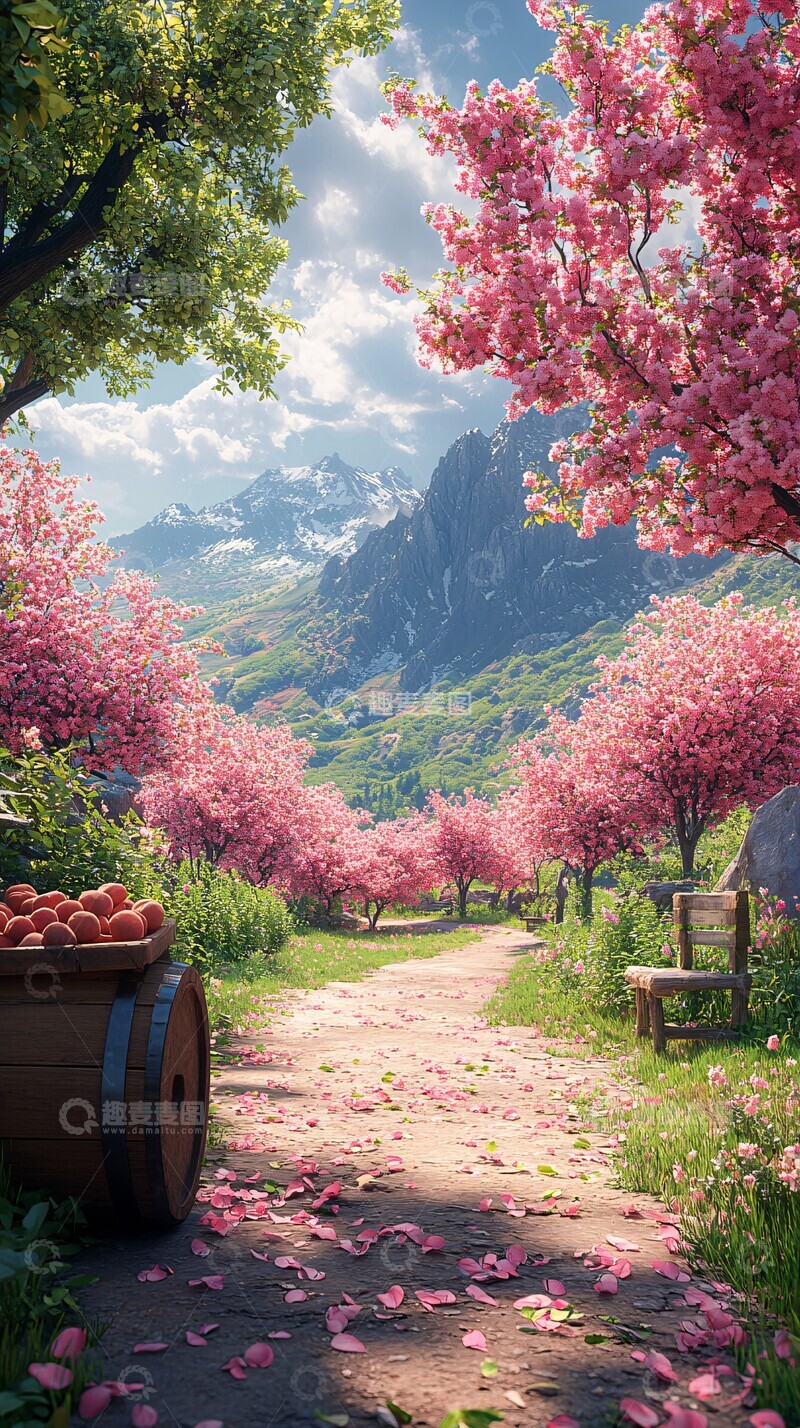 高清大图下载【趣麦麦图】春日山野风光1