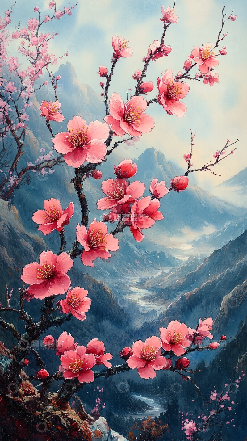 高清大图下载【趣麦麦图】桃花李花杏花盛开2