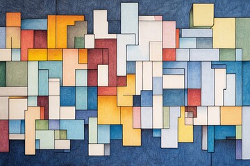 水彩像素画水彩像素画作1