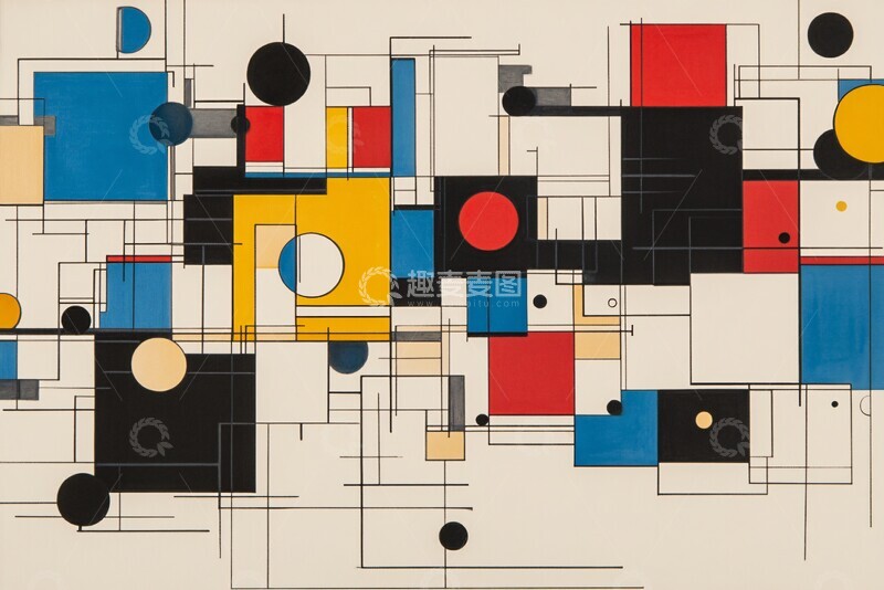 高清大图下载【趣麦麦图】水彩像素画水彩像素画作2