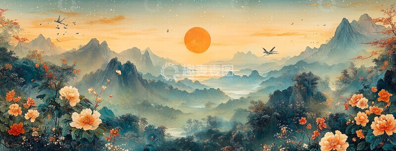 高清大图下载【趣麦麦图】热带花鸟壁纸